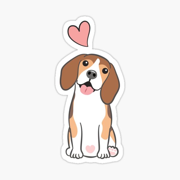 Funny Beagle Stickers for Sale