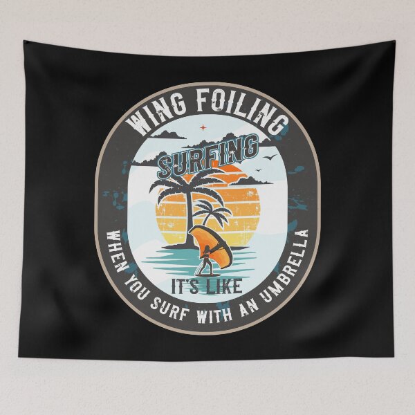 Item preview, WING FOILING SURFING IT S LIKE WHEN YOU SURF WITH AN UMBRELLA designed and sold by HomeCoquette.