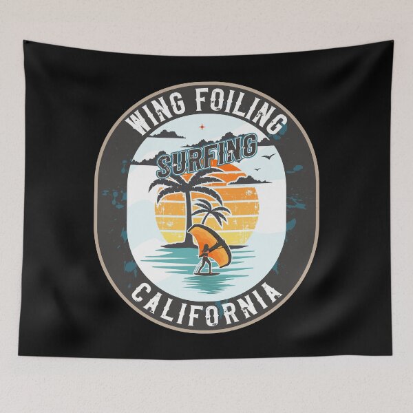 Item preview, WING FOILING SURFING CALIFORNIA designed and sold by HomeCoquette.