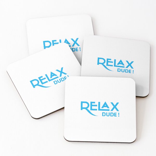 Item preview, Relax Dude Funny Relaxation Text Design designed and sold by RiyonArts.