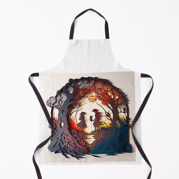 Item preview, 3D Effect Papercut Art - Fairytale Scene designed and sold by TheArtfulAI.