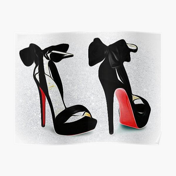 red bottom heels open toe