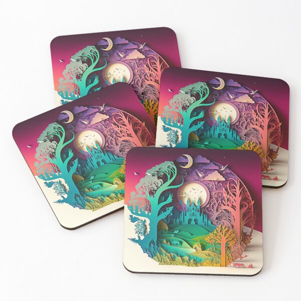Item preview, 3D Effect Papercut Art - Fairytale Scene designed and sold by TheArtfulAI.