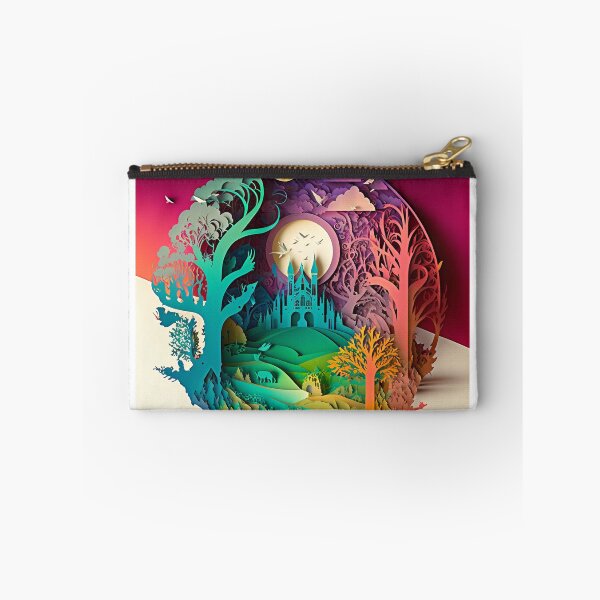 Item preview, 3D Effect Papercut Art - Fairytale Scene designed and sold by TheArtfulAI.