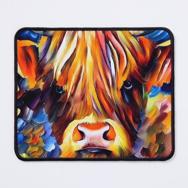 Item preview, Highland Cow Oil Painting designed and sold by StephenJSmith.