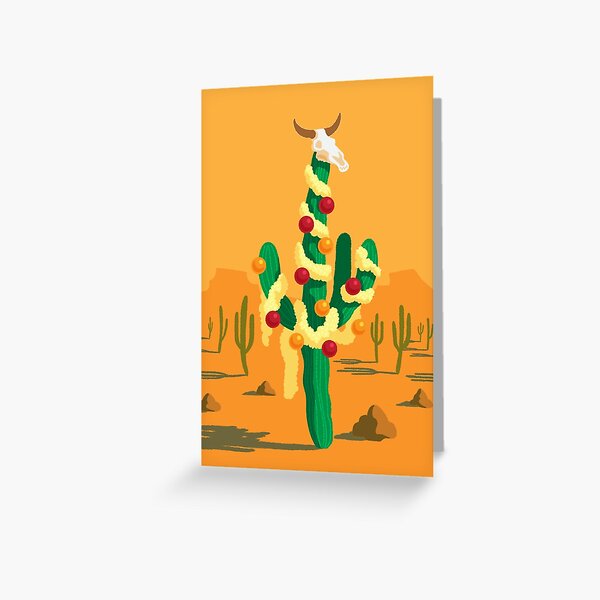 Merry Cactus Greeting Card