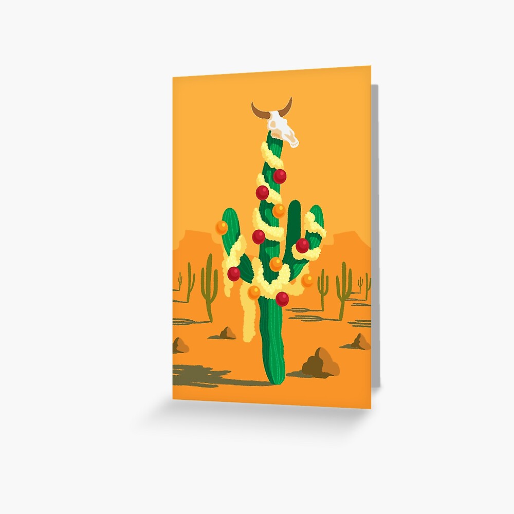 Merry Cactus Greeting Card