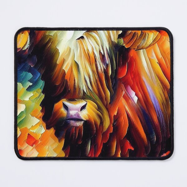 Item preview, Highland Cow Oil Painting designed and sold by StephenJSmith.