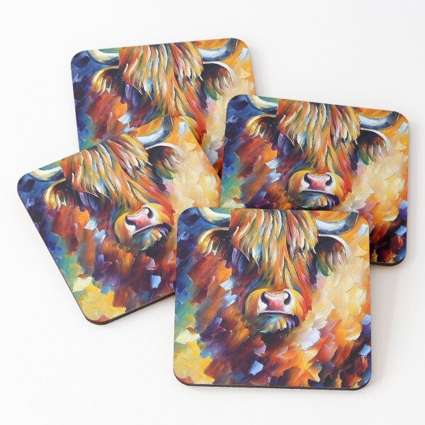 Item preview, Highland Cow Oil Painting designed and sold by StephenJSmith.