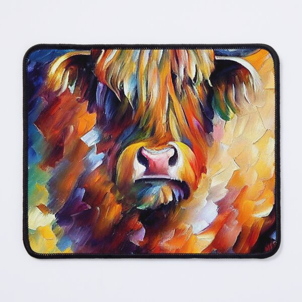 Item preview, Highland Cow Oil Painting designed and sold by StephenJSmith.