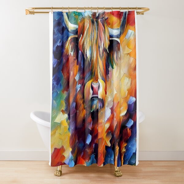 Item preview, Highland Cow Oil Painting designed and sold by StephenJSmith.