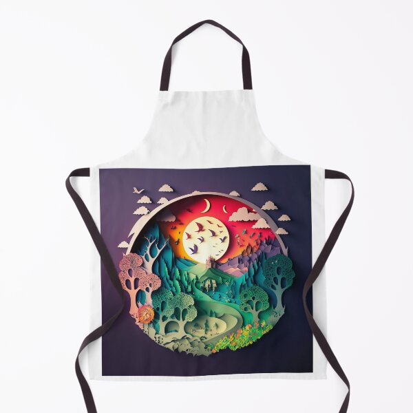 Item preview, 3D Effect Papercut Art - Fairytale Scene designed and sold by TheArtfulAI.