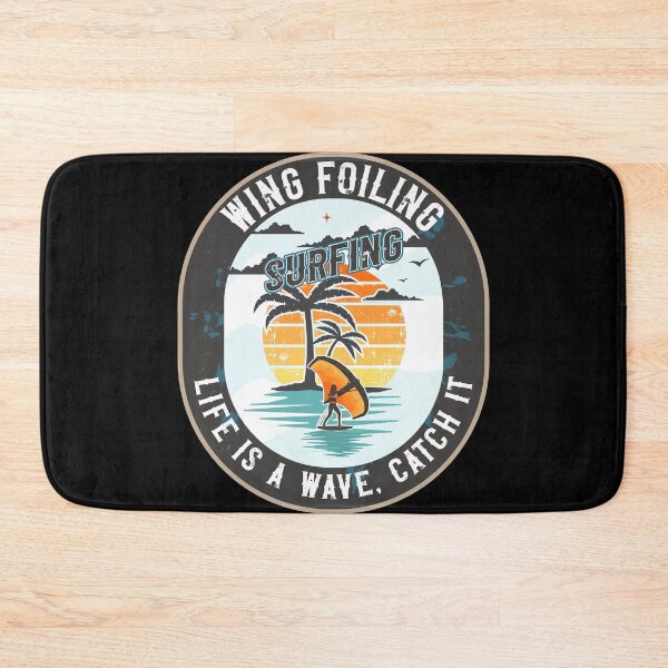 Item preview, WING FOILING SURFING LIFE IS A WAVE CATCH IT designed and sold by HomeCoquette.