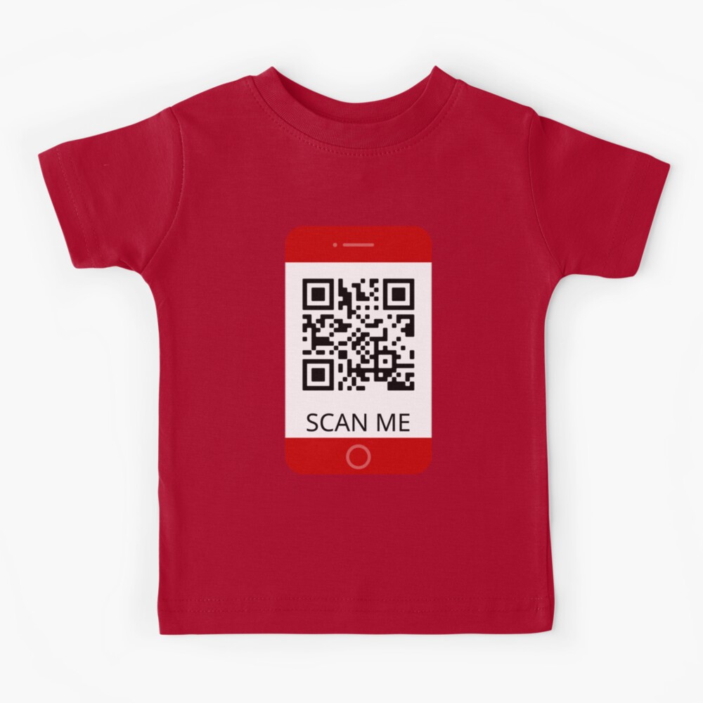 Rick Roll - QR Code Kids T-Shirt for Sale by NikkiMouse82