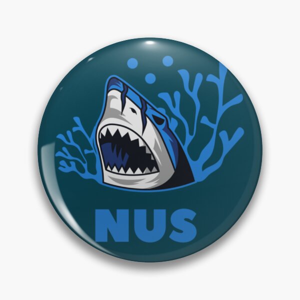 Item preview, NUS Shark Head Logo     designed and sold by timecoutry0.
