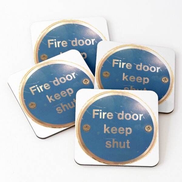 Item preview, Fire door - Keep shut designed and sold by circuitsnap.