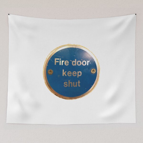 Item preview, Fire door - Keep shut designed and sold by circuitsnap.