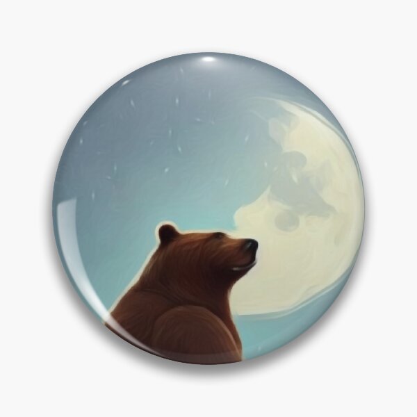 Item preview, Bear And Moon, Moon and Bear designed and sold by Crafty-Deeja.