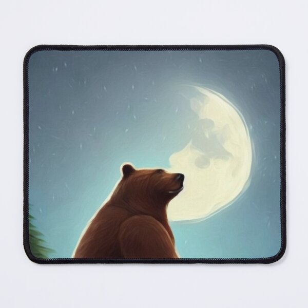 Item preview, Bear And Moon, Moon and Bear designed and sold by Crafty-Deeja.
