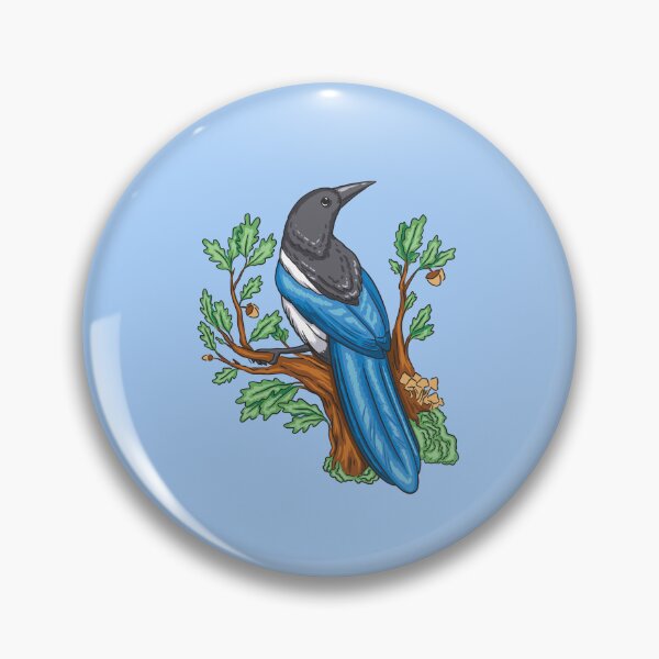 Item preview, magpie bird designed and sold by DerSenat.