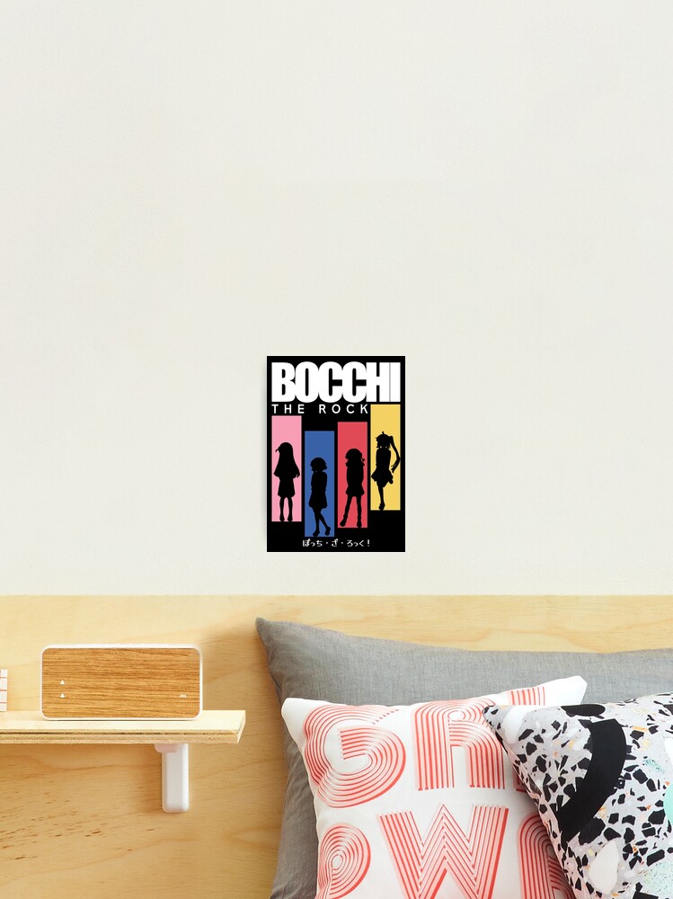 Bocchi the rock anime, All main characters: Hitori gotoh, Ryo yamada,  Ikuyo kita, Nijika ijichi, Aesthetic japan streetwear style, Clean black  Canvas Print for Sale by Animangapoi