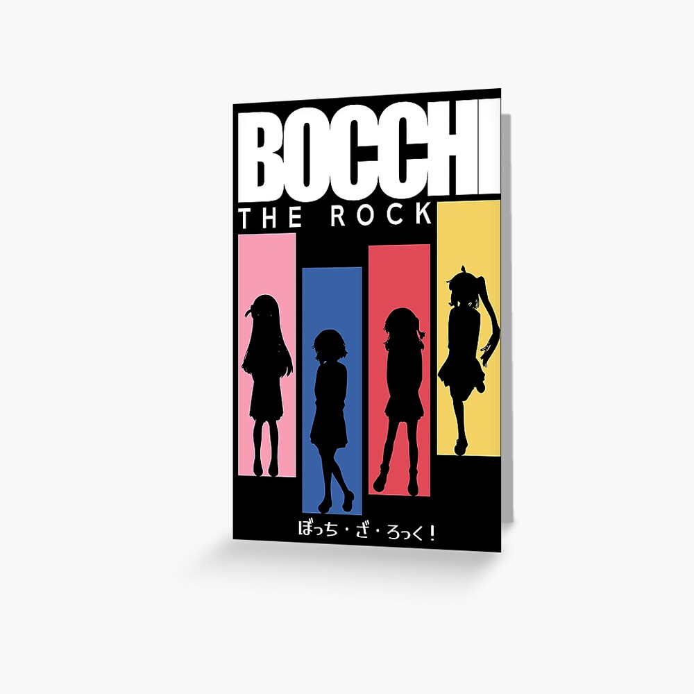 Bocchi the rock anime, All main characters: Hitori gotoh, Ryo yamada,  Ikuyo kita, Nijika ijichi, Aesthetic japan streetwear style, Clean black  Canvas Print for Sale by Animangapoi