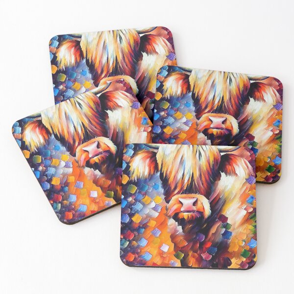 Item preview, Highland Cow Oil Painting designed and sold by StephenJSmith.