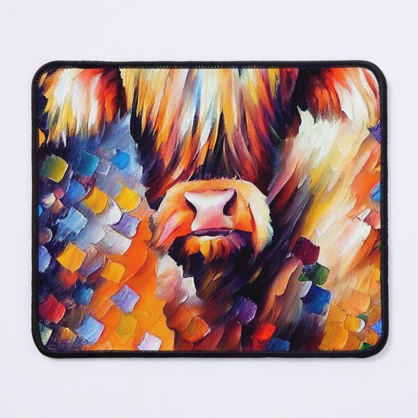 Item preview, Highland Cow Oil Painting designed and sold by StephenJSmith.