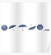 Póster ...correr