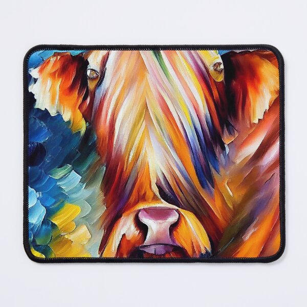 Item preview, Highland Cow Oil Painting designed and sold by StephenJSmith.