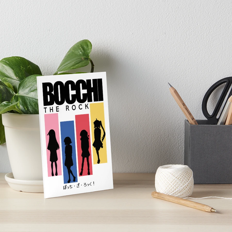 Bocchi the rock anime, All main characters: Hitori gotoh, Ryo yamada,  Ikuyo kita, Nijika ijichi, Aesthetic japan streetwear style, Clean black  Canvas Print for Sale by Animangapoi