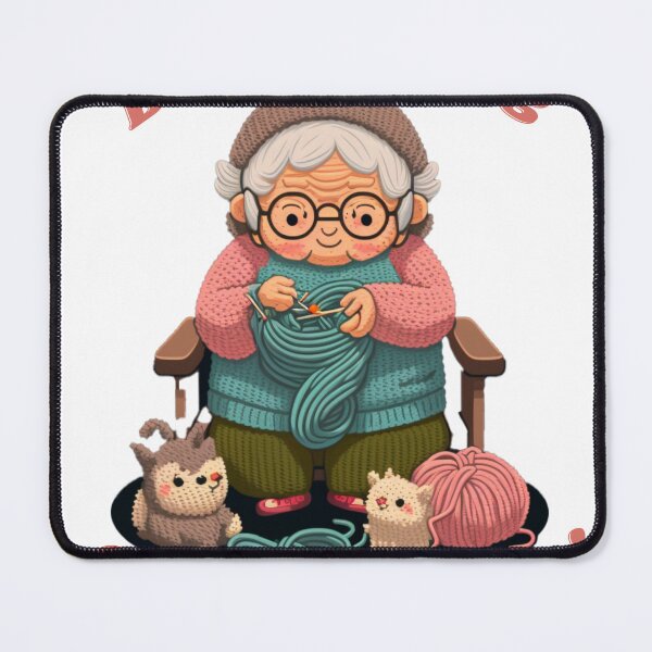 Item preview, best knitting grandma ever designed and sold by printiesart.