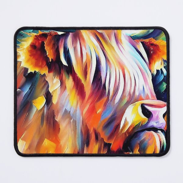 Item preview, Highland Cow Oil Painting designed and sold by StephenJSmith.