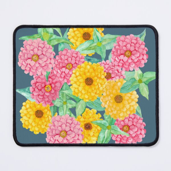 Item preview, ZINNIA FLOWERS - YELLOW PINK designed and sold by miomercado.