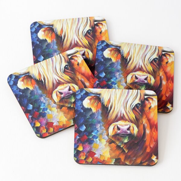 Item preview, Highland Cow Oil Painting designed and sold by StephenJSmith.