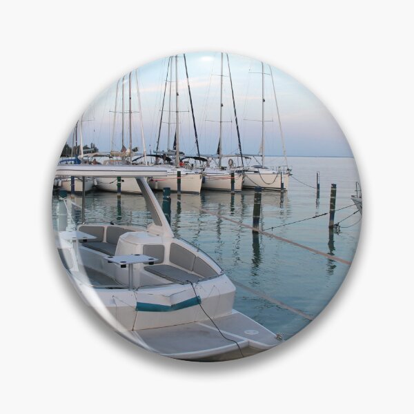 Item preview, Balatonfüred Port at Lake Balaton in Hungary. Beautiful Ships the Harbour designed and sold by Angela Cini.