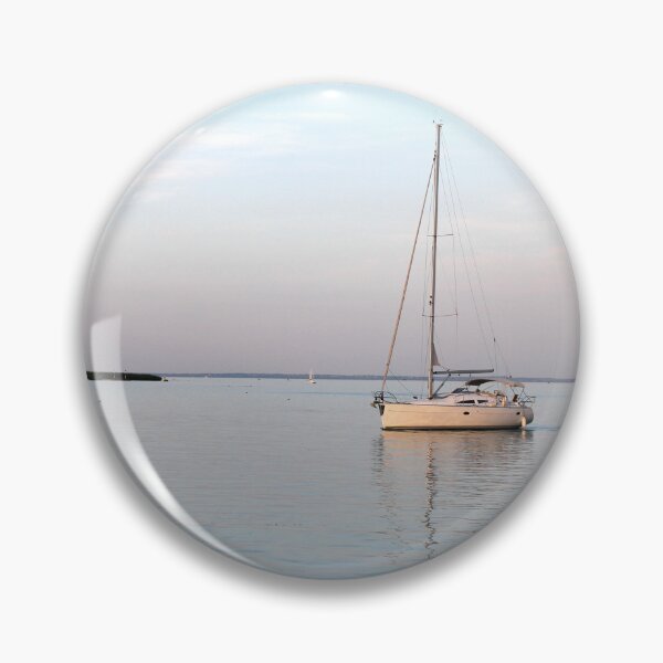 Item preview, Balatonfüred Lake Balaton in Hungary. Beautiful Yacht Landscape  designed and sold by Angela Cini.