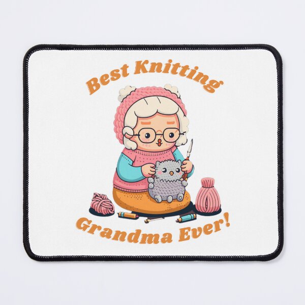 Item preview, best knitting grandma ever designed and sold by printiesart.