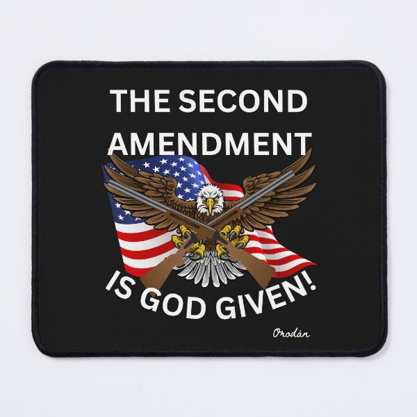 Item preview, Second amendment is God given-political opinion, today's US politics,US constitution, designed and sold by IORODAN.
