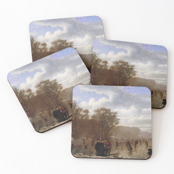 Item preview, Winter scenery - Skating on the Wissahickon by Johan Mengels Culverhouse  designed and sold by AR-shop.