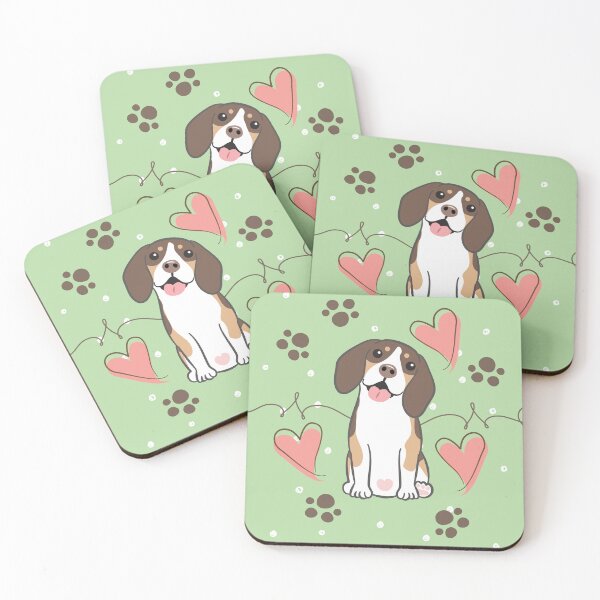 Item preview, Love Beagle - Chocolate Tricolor 5 designed and sold by Lulupainting.