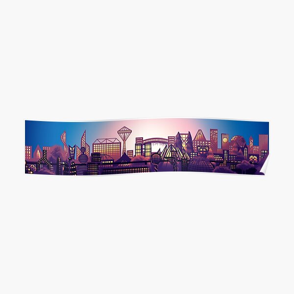 Alfheim Sunset Poster
