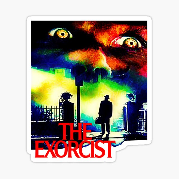 Item preview, The Exorcist Colorful Art designed and sold by WAMyCultMovies.