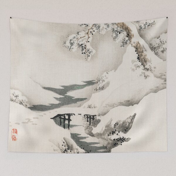 Item preview, Winter scenery - Snowscape by Kono Bairei designed and sold by AR-shop.