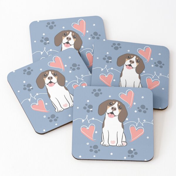 Item preview, Love Beagle - Chocolate Tricolor 6 designed and sold by Lulupainting.