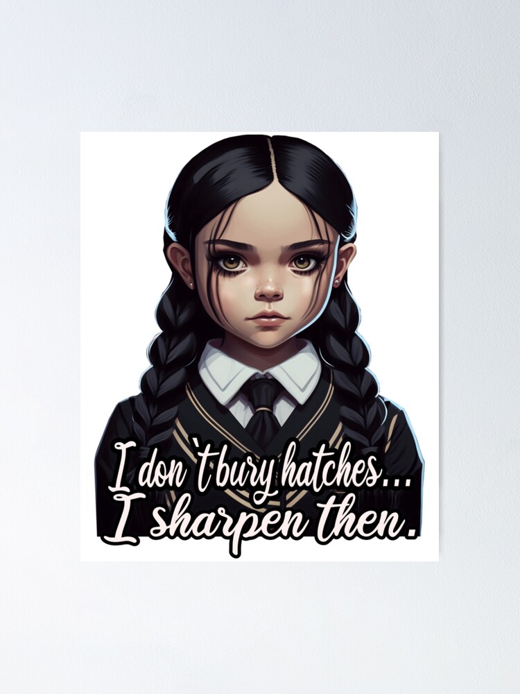 Wednesday Addams Beautiful Cute Perfect Anime Face DeviantArt Adorable  Hairstyle · Creative Fabrica