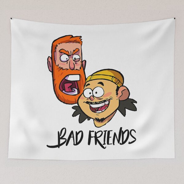 Item preview, bAD FRIENDS PODCAST designed and sold by ontalent22.