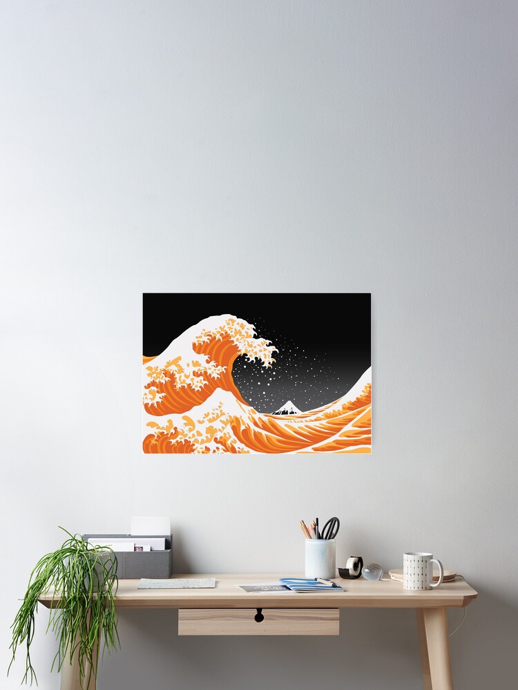 現代アート　オオヤサヤカ　Red orange fish　コラージュアート 和色コラージュ 新作 3 – COMARK