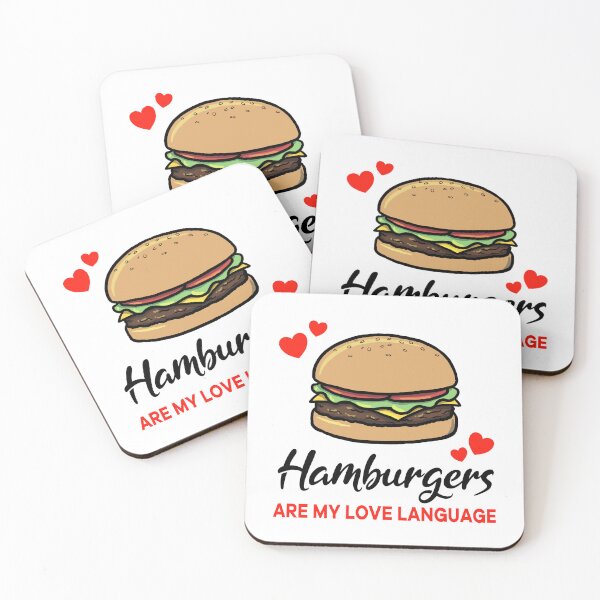 Item preview, Hamburgers are my Love Language designed and sold by jonmlam.
