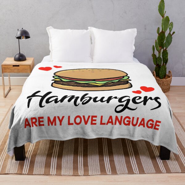 Item preview, Hamburgers are my Love Language designed and sold by jonmlam.
